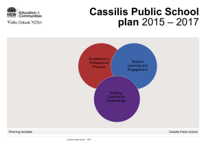 School Plan 2015-17 - Cassilis Public School