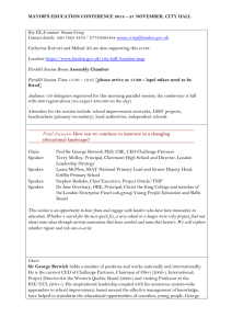 NOVEMBER 22 2013 ANNUAL CONFERENCE TEMPLATE FOR