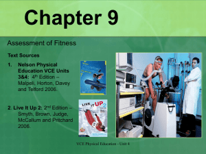 Chapter 9 - Assessment of Fitness