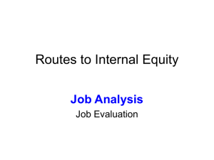 Job Evaluation - University of Colorado Boulder