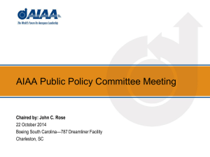 AIAA Public Policy Committee Meeting