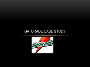 Gatorade Case Study
