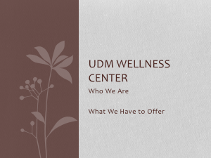 UDM Wellness Center