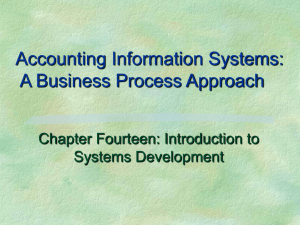 Accounting Information Systems: