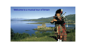 Welcome to a musical tour of Britain