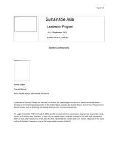 Page of 16 Sustainable Asia Leadership Program 10