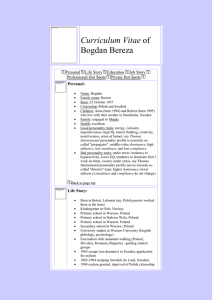 Bogdan's CV - Bogdan's Work Web