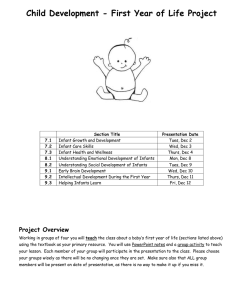 First year of life group project