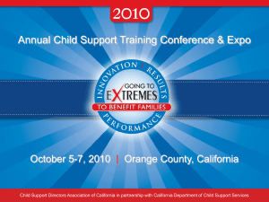 Slide 1 - CHILD SUPPORT DIRECTORS ASSOCIATION of California