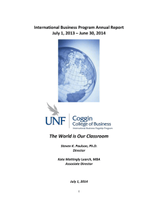 Annual Report 2014 - University of North Florida