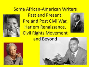 African-American WritersB2 2015