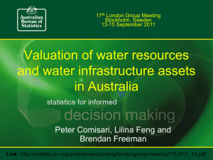 Integrated Environmental-Economic Accounting in Australia