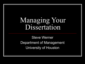 Ph.D - University of Houston
