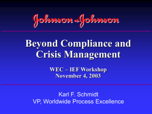 J&J Worldwide Practices - World Environment Center