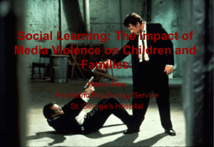 The Impact of News and Entertainment Media Violence on Children