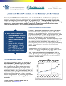 On the Primary Care Frontline - National Association of Community