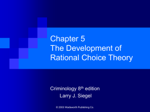 Rational Choice Theory