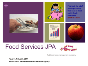 Food Services JPA