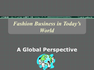 Fashion Business in Today's World