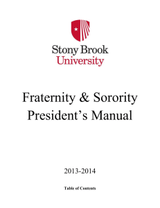 Fraternity & Sorority - Student Affairs