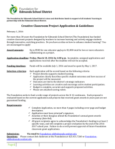 Creative Classroom Project Application