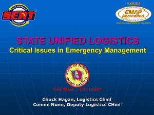 CIEM STATE UNIFIED LOGISTICS Roles and