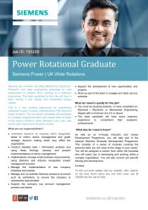 Power Rotational Graduate