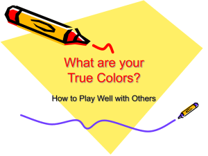 What are your True Colors?