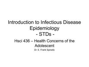 Introduction to Infectious Disease Epidemiology