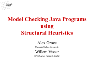 Structural Heuristics for Directed Model Checking of Java Programs
