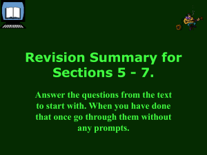 Am West revision powerpoint