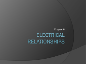 Ch-8 Electrical Relationships