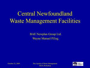 Regional Waste Management Facility