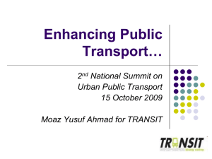 National Summit on Urban Public Transport 2
