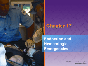 Chapter 17: Endocrine & Hematologic