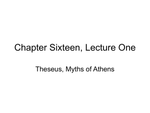 Chapter Sixteen, Lecture One