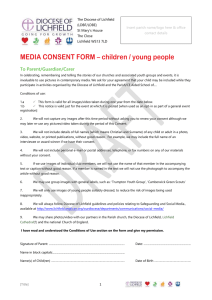 MEDIA CONSENT FORM – children / young people