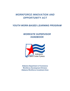 Learning Worksite Supervisor Handbook