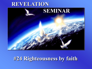 24--Righteousness by faith