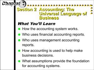 Accounting Chapter 2 Section 2