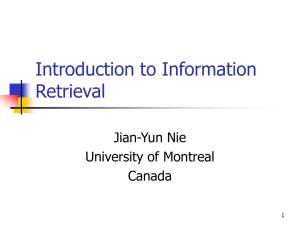 Introduction to Information Retrieval