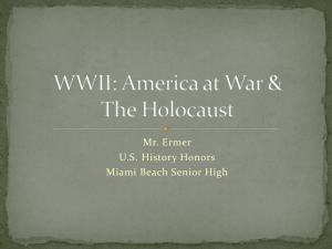 WWII: America At War - Miami Beach Senior High School