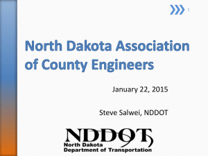NDDOT_Update - North Dakota Association of County Engineers