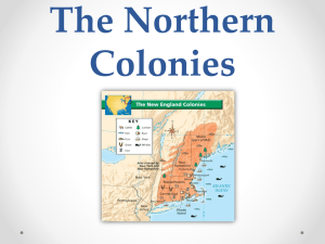 The Northern Colonies powerpoint