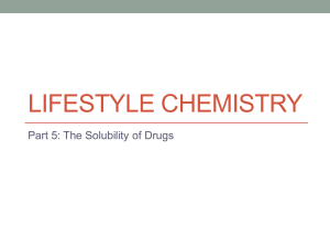 Lifestyle Chemistry