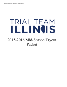 2015-2016 Mid-Season Tryout Packet