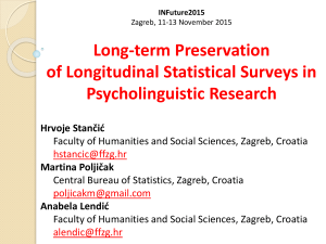 Long-term Preservation of Longitudinal Statistical Surveys in
