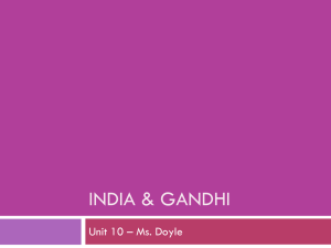 India & Gandhi