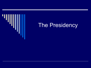The Presidency - West Branch Schools