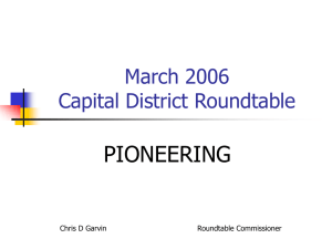 Pioneering Merit Badge - Capital District News